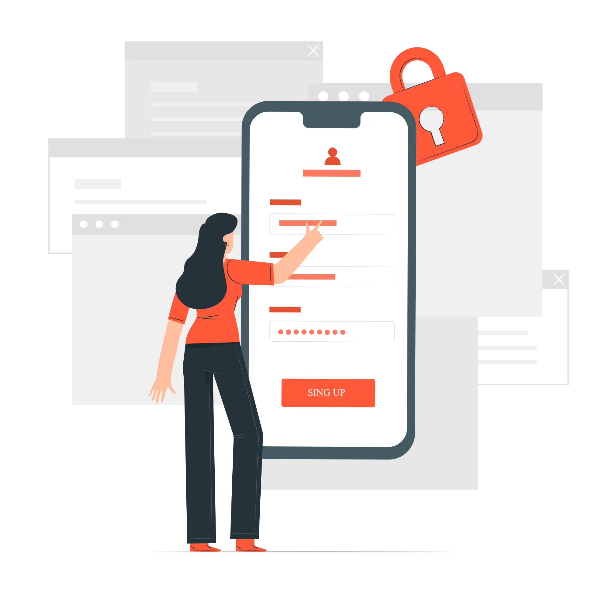 Registered Users Illustration